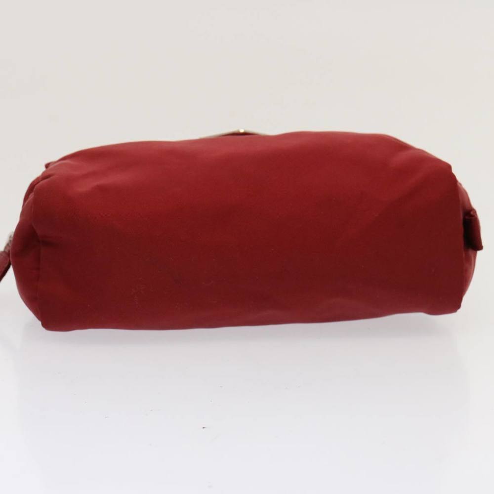 PRADA Pouch Nylon Red Auth ac2907 - Picture 6 of 16